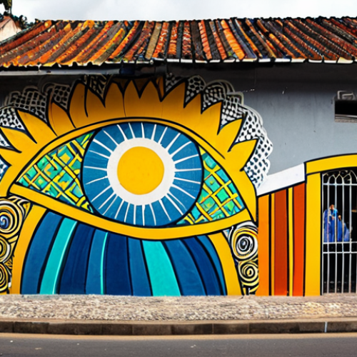 Urban Art Transformation**

"A vibrant mural depicting the revitalization of a favela in Belo Horizonte, Brazil, through urban art. Local artists and residents collaborate on colorful, inspiring artwork on formerly grey walls. The scene showcases community engagement and positive social impact. Fully clothed, appropriate content, safe for work, professional photography, perfect anatomy, natural proportions, family-friendly."

**