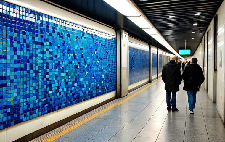 지하철 예술 문화 행사 - **Prompt:** "Interior view of a Moscow Metro station, grand architecture, ornate details, featuring ...