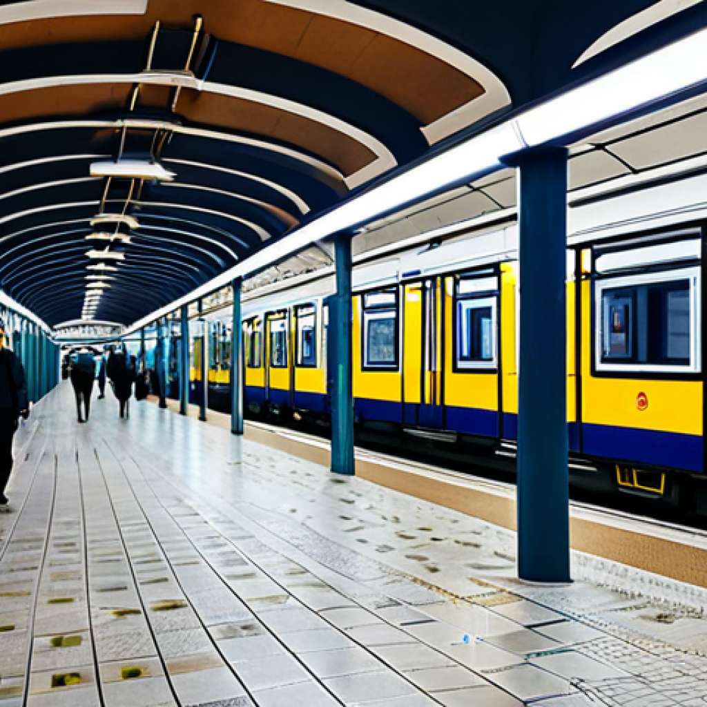 지하철 아트와 공연 예술 - **Prompt 1: A Luminous Lisbon Metro Art Gallery**
    "A wide-angle, vibrant photograph of a modern ...