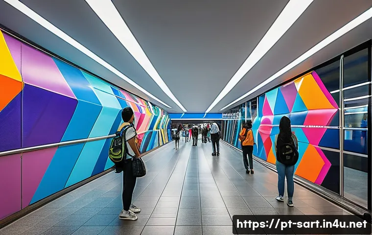 지하철 아트와 여행 관련 이미지 2